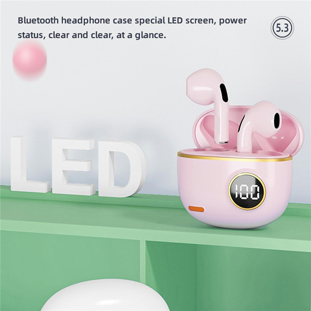S190 Wireless Earphones Digital Display Waterproof Bluetooth-compatible Gaming Music Headset