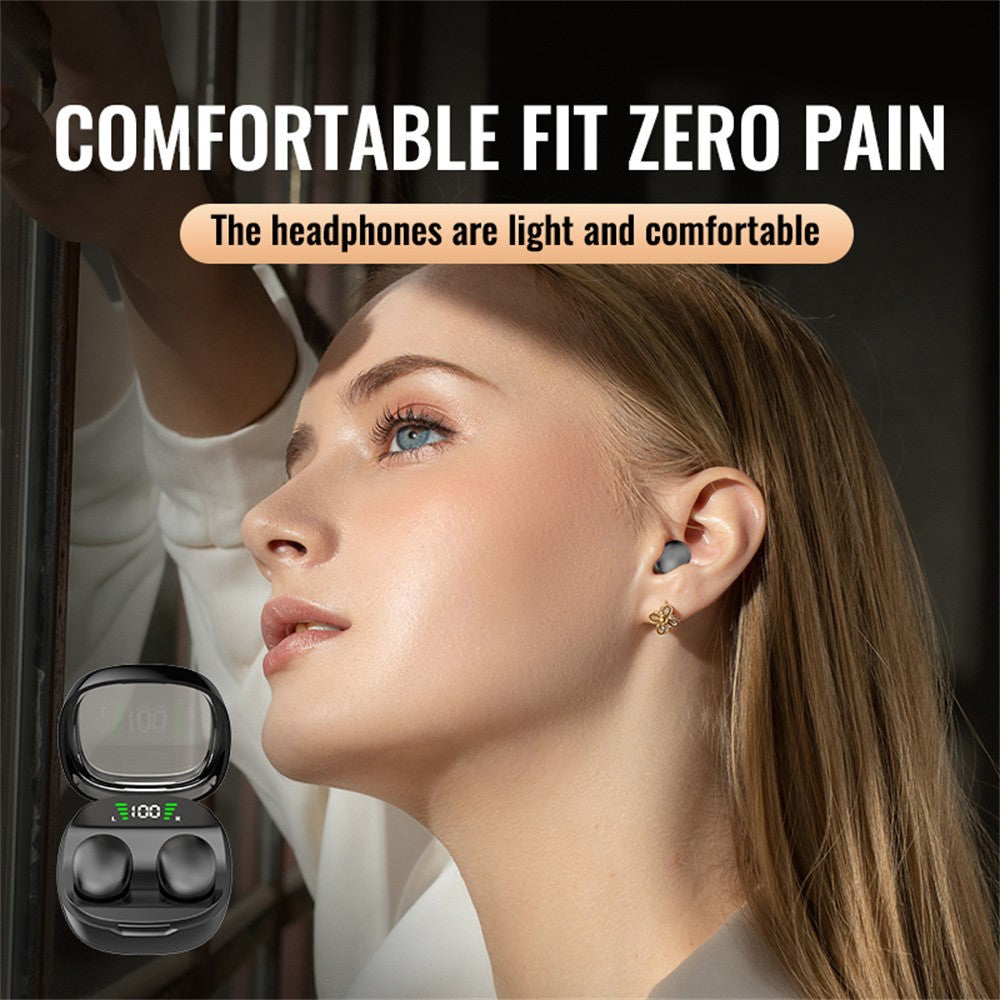 mini13 Mini Sleep Wireless Earbuds HD HiFi Bass Sound Invisible Bluetooth-compatible Earphones (Standard Version)