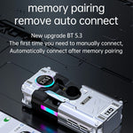 DX-08 Mechanical Mecha Bluetooth-Compatible Earbuds 140+ Languages Translation HD Call Wireless Earphones