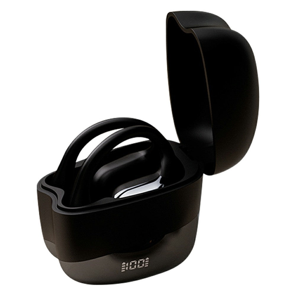 P-Q10 AI Smart Translation Earbuds BT Headset Digital Display Hanging Ear Wireless Earphones