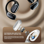 P-Q10 AI Smart Translation Earbuds BT Headset Digital Display Hanging Ear Wireless Earphones