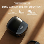 P-Q10 AI Smart Translation Earbuds BT Headset Digital Display Hanging Ear Wireless Earphones