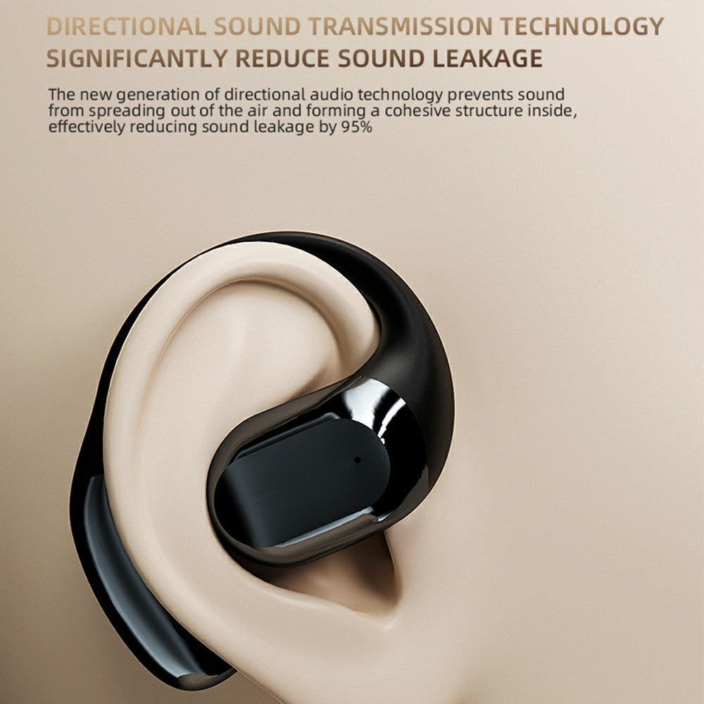 P-Q10 AI Smart Translation Earbuds BT Headset Digital Display Hanging Ear Wireless Earphones