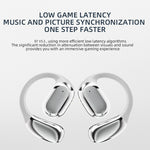 P-Q10 AI Smart Translation Earbuds BT Headset Digital Display Hanging Ear Wireless Earphones