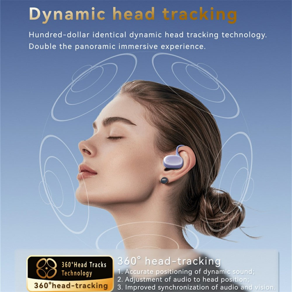 F20 OWS Open Ear Wireless BT Earbuds Running Sports Active Noise Reduction Earphones