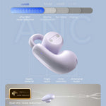 F18 1 Pair Wireless Clip-On Open-Ear Earbuds ANC Noise Cancelling Bluetooth-Compatible Earphones