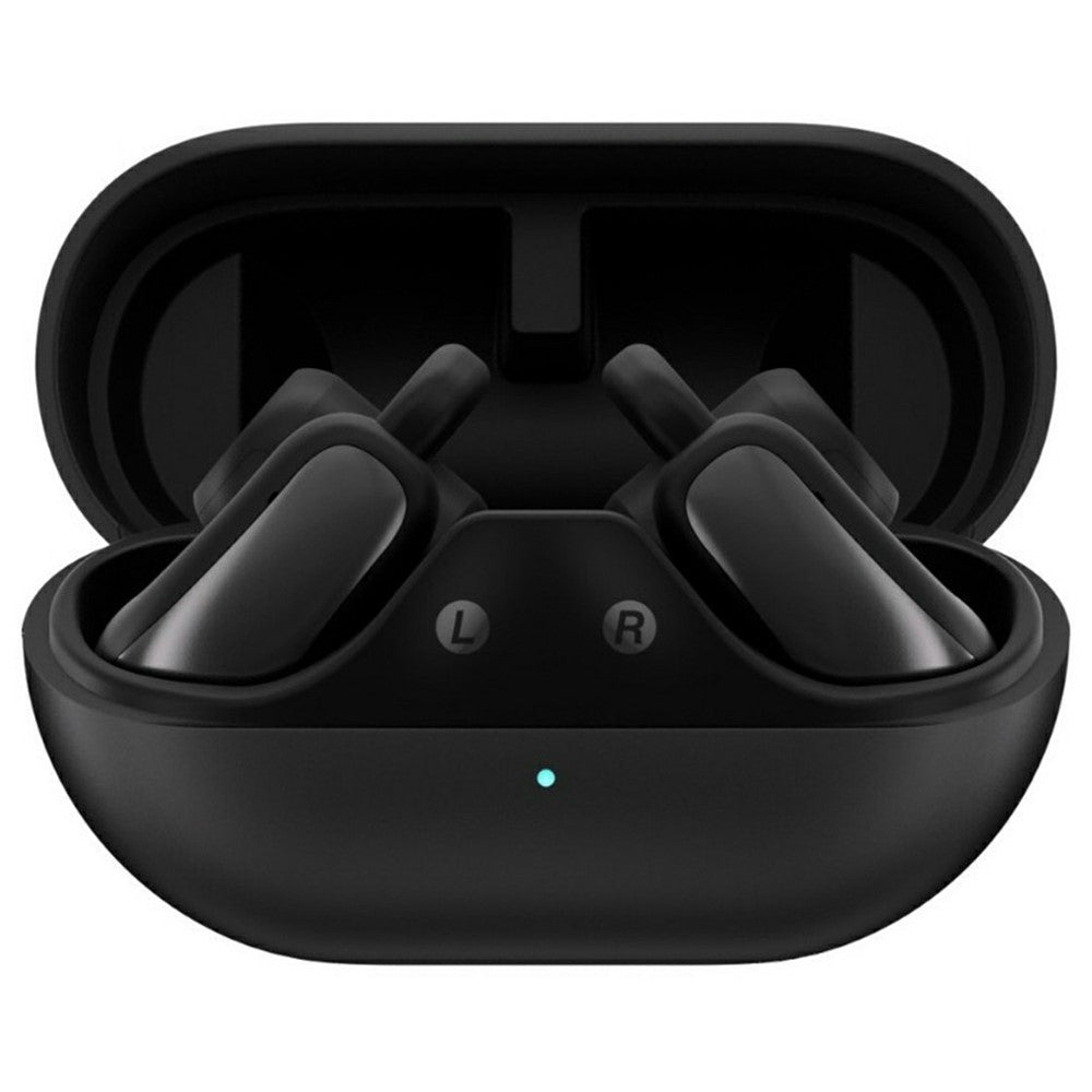 F18 1 Pair Wireless Clip-On Open-Ear Earbuds ANC Noise Cancelling Bluetooth-Compatible Earphones