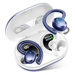Q38 1 Pair Ear-Hook In-Ear Earphones Noise Cancelling Stereo Headphones Wireless Earbuds
