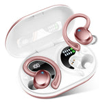 Q38 1 Pair Ear-Hook In-Ear Earphones Noise Cancelling Stereo Headphones Wireless Earbuds