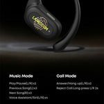 LANGSDOM TS19 Sports Wireless Earphones with Mic Ear Hook Design Bluetooth-Compatible Waterproof Music Headset