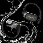 LANGSDOM TS19 Sports Wireless Earphones with Mic Ear Hook Design Bluetooth-Compatible Waterproof Music Headset