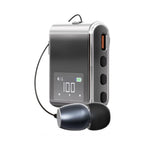 K89 Business LCD-display Clip-on Bluetooth-kompatibel headset Trådløs cykling Håndfri opkaldsøretelefon