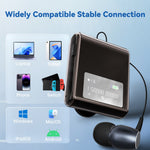 K89 Business LCD-display Clip-on Bluetooth-kompatibel headset Trådløs cykling Håndfri opkaldsøretelefon