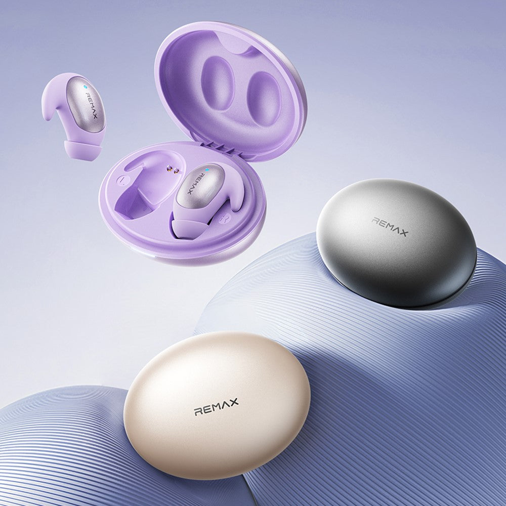 REMAX TWS-01 Wireless Earbuds Bluetooth-compatible Stereo Headphones Sleep Friendly ENC Earphones