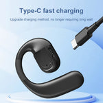 YJ78 Open Ear Earbuds Rotatable Single Ear Hook Sports Headphones Bluetooth-Compatible 5.4