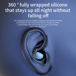 Q9 Wireless Mini Single Earbud Noise Cancelling Invisible In-Ear Headphone for Sleep