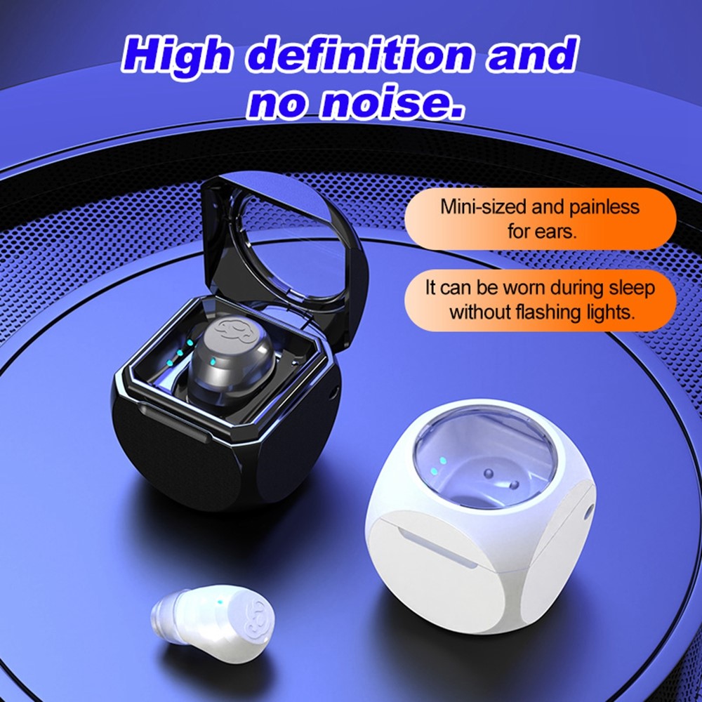 Q1 Mini Single Earbud Wireless Bluetooth-Compatible 5.4 Headphone Invisible Sleep Earpiece