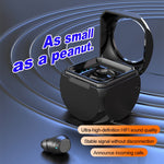 Q1 Mini Single Earbud Wireless Bluetooth-Compatible 5.4 Headphone Invisible Sleep Earpiece