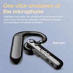 VSIDEA V82 Wireless Bluetooth-Compatible Headset Over-Ear Business Earphones Rotating Earbud