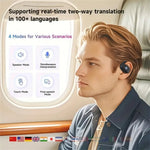 T20 Bluetooth-Compatible Music Earphones Noise Cancelling Multi Language Translation Headphones