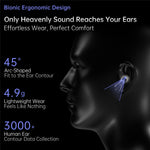 ND Pulsar Bluetooth-Compatible Headset 13mm HIFI Dynamic Driver In-Ear Earphones with 4 Mic