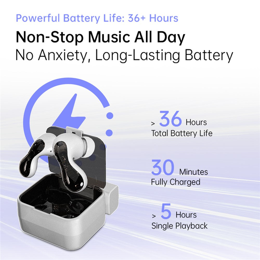 ND Pulsar Bluetooth-Compatible Headset 13mm HIFI Dynamic Driver In-Ear Earphones with 4 Mic
