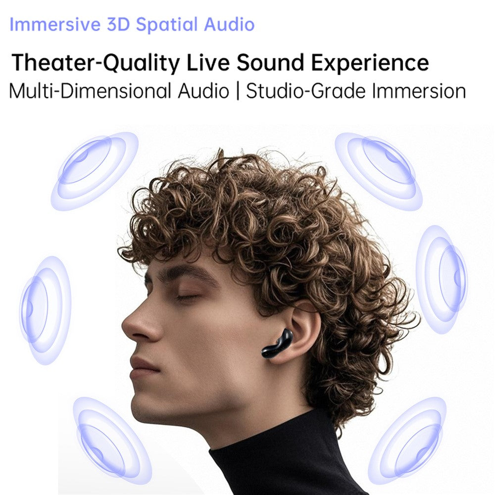 ND Pulsar Bluetooth-Compatible Headset 13mm HIFI Dynamic Driver In-Ear Earphones with 4 Mic