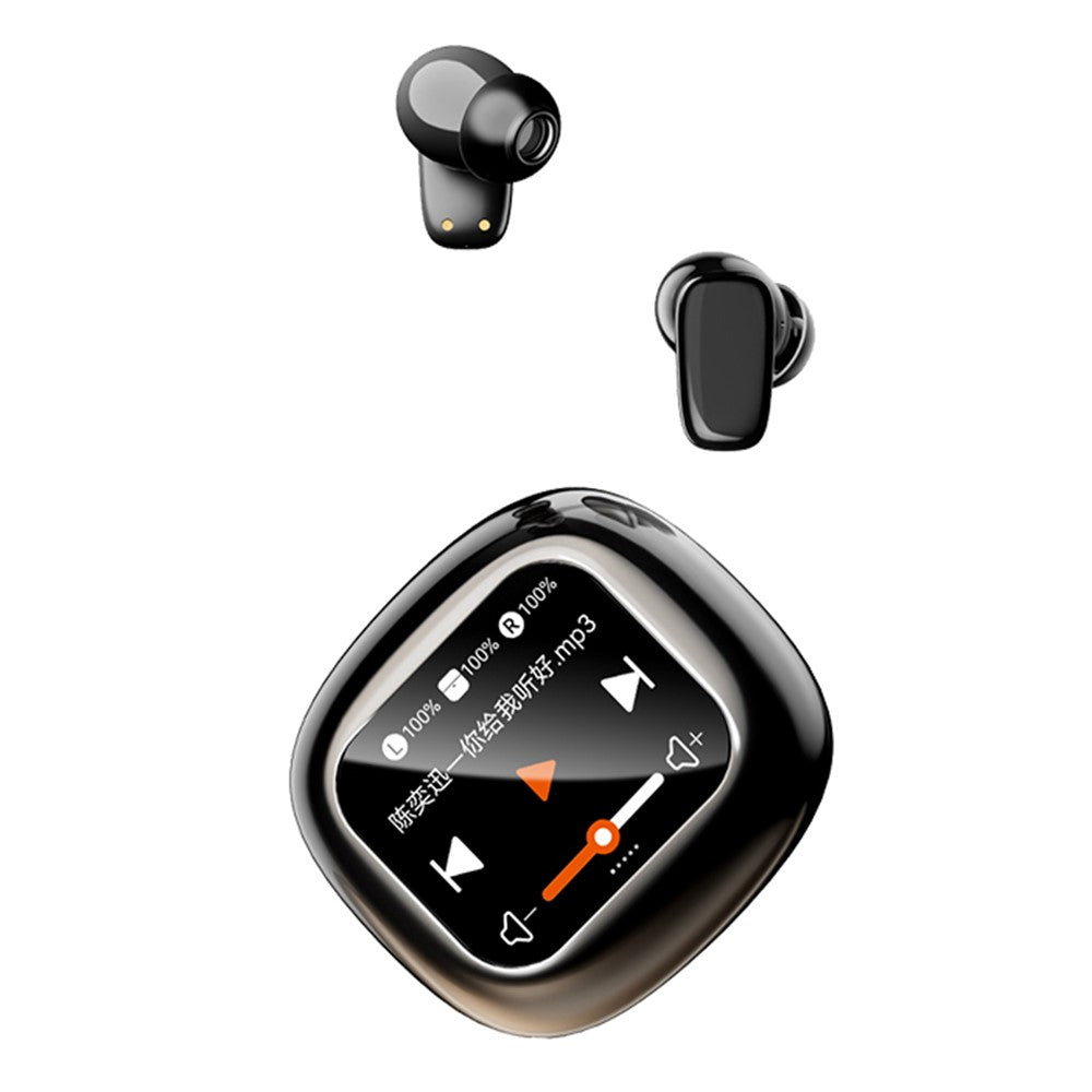S09 Wireless Earbuds with Full Color Touch Screen Charging Case Noise Cancellation Bluetooth-compatible Headphones