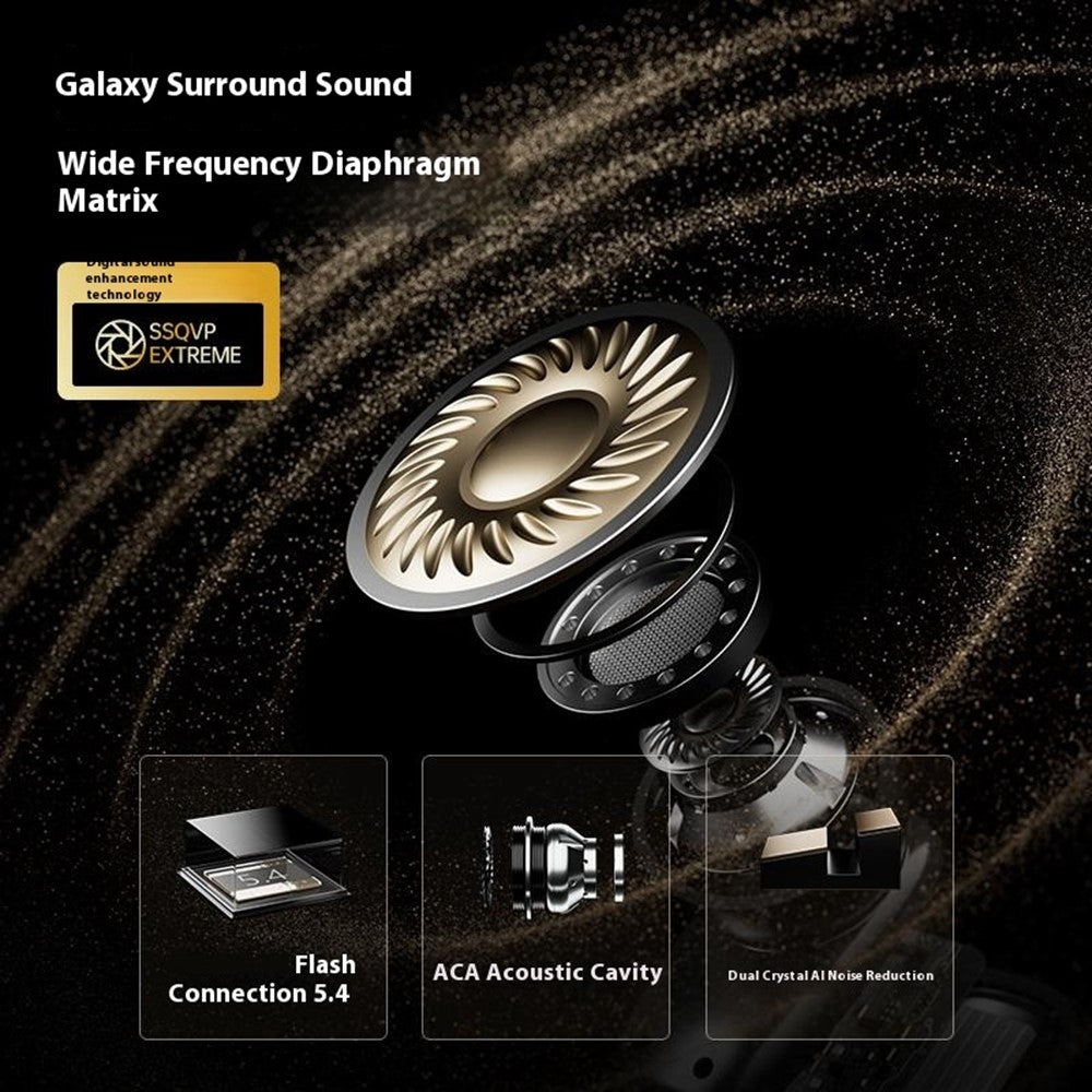 S09 Wireless Earbuds with Full Color Touch Screen Charging Case Noise Cancellation Bluetooth-compatible Headphones