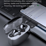 MAX60 Wireless Bluetooth-Compatible Earbuds Heavy Bass Active Noise Cancellation CVC Earphones