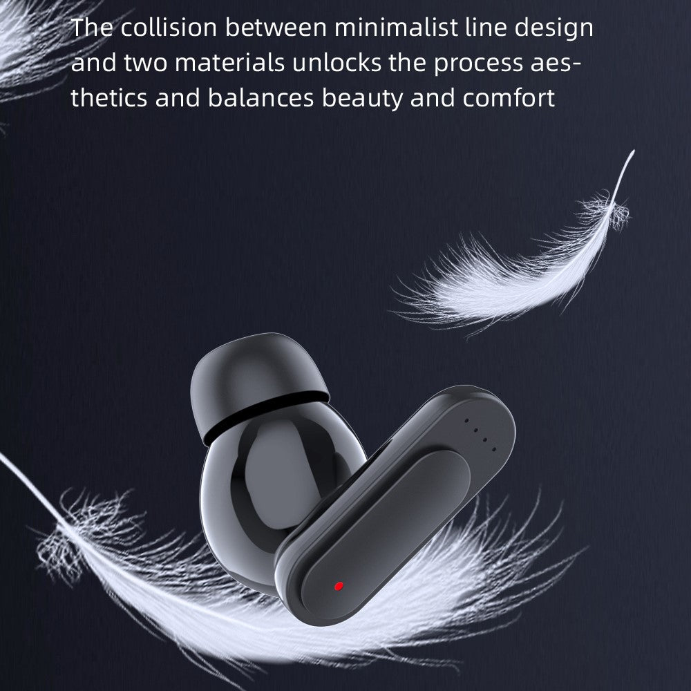 MAX60 Wireless Bluetooth-Compatible Earbuds Heavy Bass Active Noise Cancellation CVC Earphones