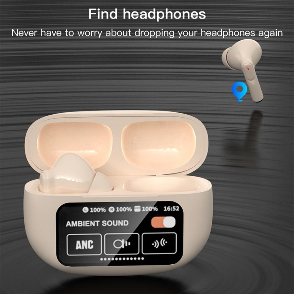 A9 Plus ANC ENC Noise Cancelling Bluetooth-Compatible Earphones Waterproof Wireless Headset