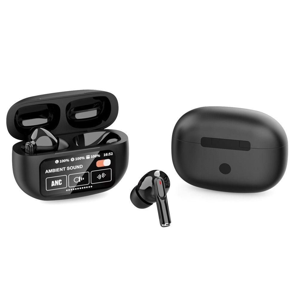 A9 Plus ANC ENC Noise Cancelling Bluetooth-Compatible Earphones Waterproof Wireless Headset