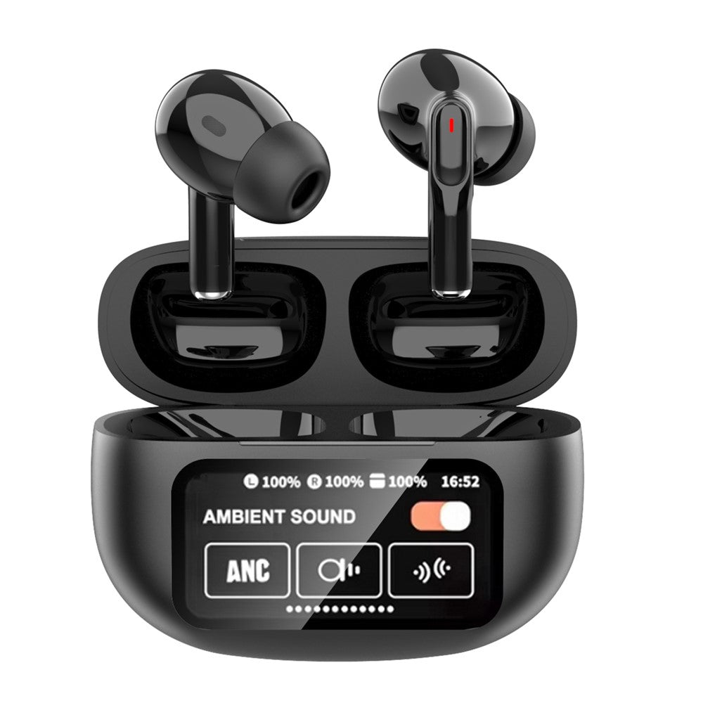 A9 Plus ANC ENC Noise Cancelling Bluetooth-Compatible Earphones Waterproof Wireless Headset