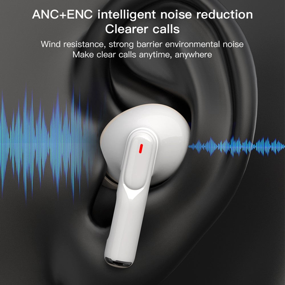 A9 Plus ANC ENC Noise Cancelling Bluetooth-Compatible Earphones Waterproof Wireless Headset