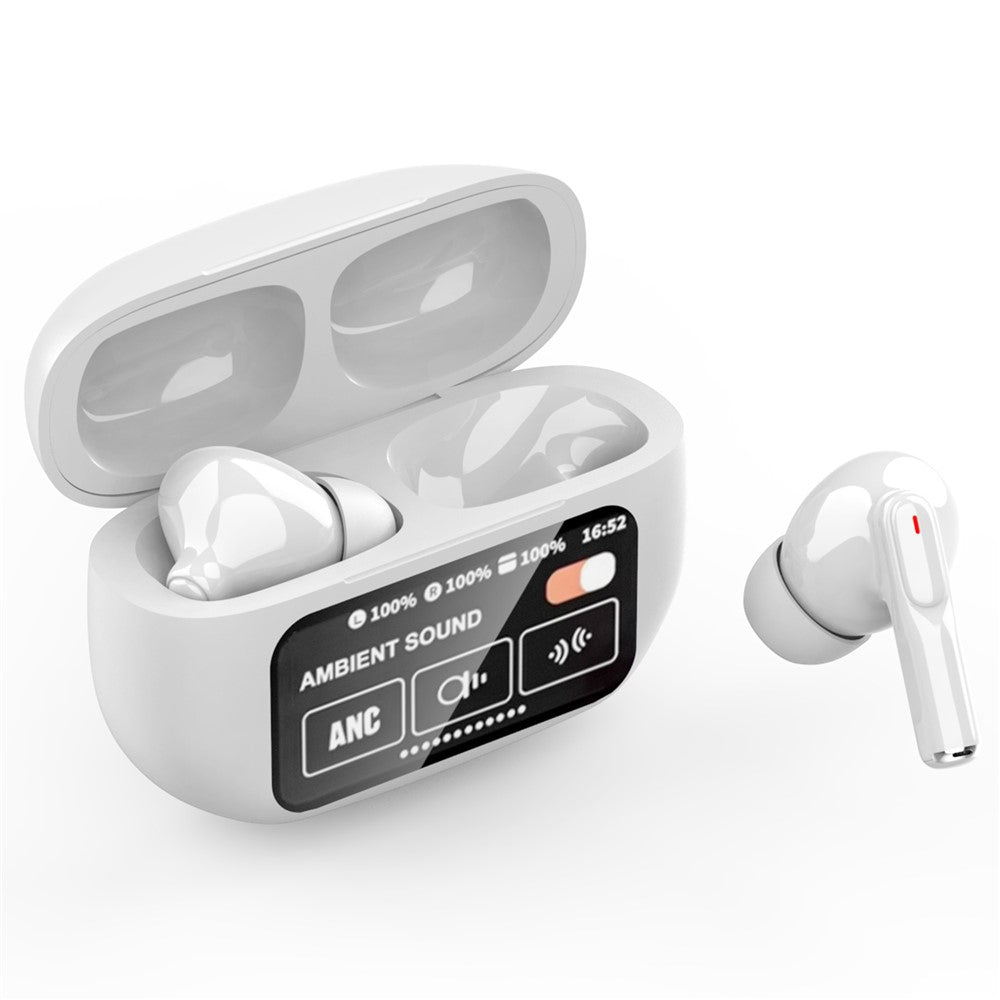 A9 Plus ANC ENC Noise Cancelling Bluetooth-Compatible Earphones Waterproof Wireless Headset