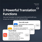K30 Smart Voice Translation Earbuds Multi Language Interpretation Bluetooth-compatible Headphones Real Time Translator