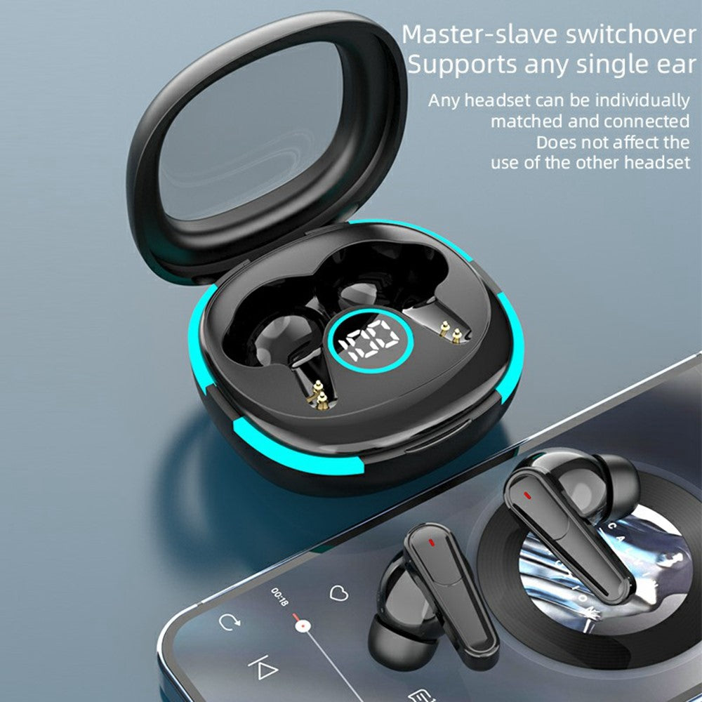 TWS-PLUS 50 Noise Reduction Bluetooth-compatible Earbuds Touch Control In Ear Sports Headphones