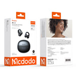 MCDODO HP-816 Clip-On C-formede In-Ear Hovedtelefoner Bluetooth-kompatible Åbne Høretelefoner med LED Batteridisplay