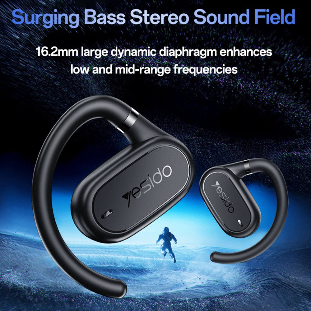 YESIDO YSP25 Open Ear Bluetooth-Compatible Earphones Bass Enhanced Waterproof Wireless Headset