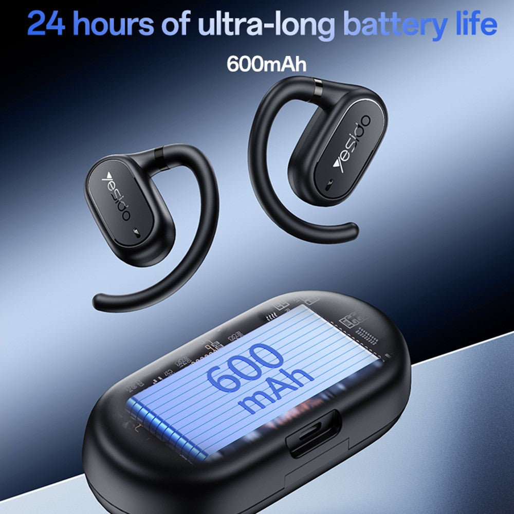 YESIDO YSP25 Open Ear Bluetooth-Compatible Earphones Bass Enhanced Waterproof Wireless Headset
