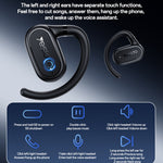 YESIDO YSP25 Open Ear Bluetooth-Compatible Earphones Bass Enhanced Waterproof Wireless Headset