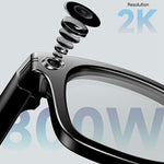 W610 Heycyan App Smart Glasses Photo Video Recording AI Translation 8MP Camera WiFi Bluetooth-Compatible Glasses