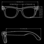 W610 Heycyan App Smart Glasses Photo Video Recording AI Translation 8MP Camera WiFi Bluetooth-Compatible Glasses