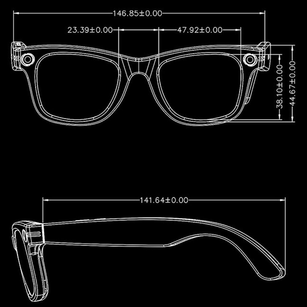 W610 Heycyan App Smart Glasses Photo Video Recording AI Translation 8MP Camera WiFi Bluetooth-Compatible Glasses