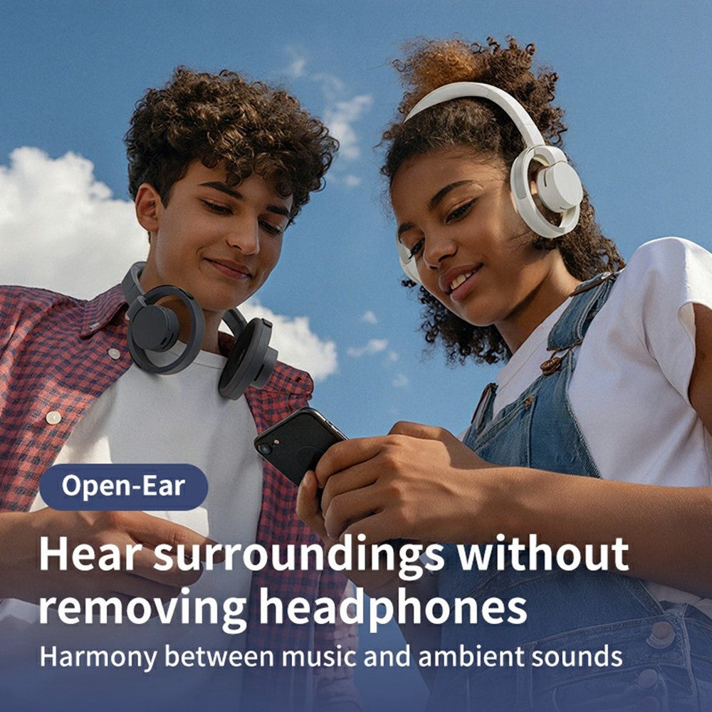 LC6200 Bluetooth-Compatible Foldable Headphone Open-Ear Wireless ENC Noise Cancelling Headset