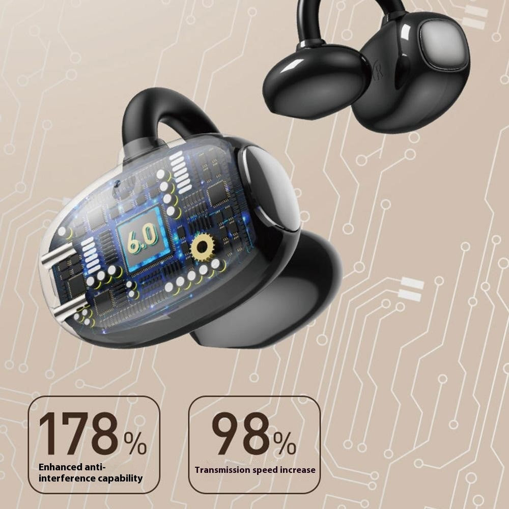 HM22 AI-oversættelse, intelligent støjreduktion, touch-kontrol, sportsøretelefoner, Bluetooth-kompatible høretelefoner med øreklips