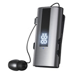 K92 Clip-On Earphone Business Bluetooth-Compatible LED Display Wireless Headset Single Microphone 50H Playtime