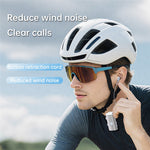 K92 Clip-On Earphone Business Bluetooth-Compatible LED Display Wireless Headset Single Microphone 50H Playtime