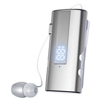 K92 Clip-On Earphone Business Bluetooth-Compatible LED Display Wireless Headset Single Microphone 50H Playtime